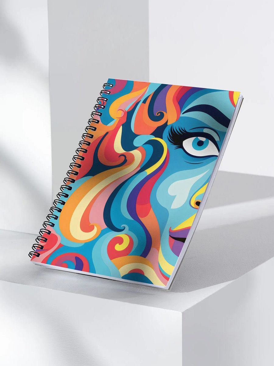 Vibrant Visage Spiral Notebook product image (3)