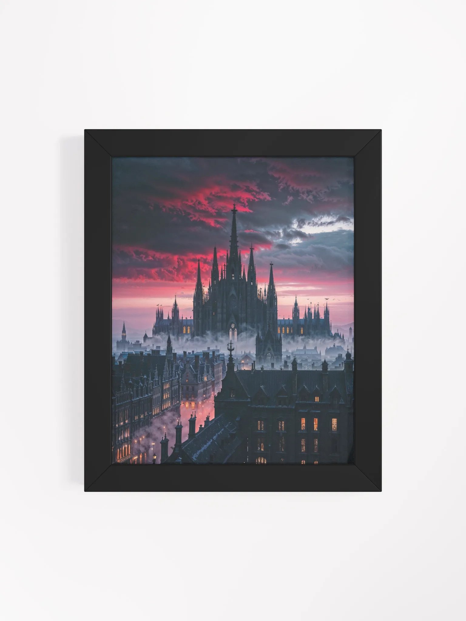 Sanctum of the Crimson Veil Framed Print product image (40)