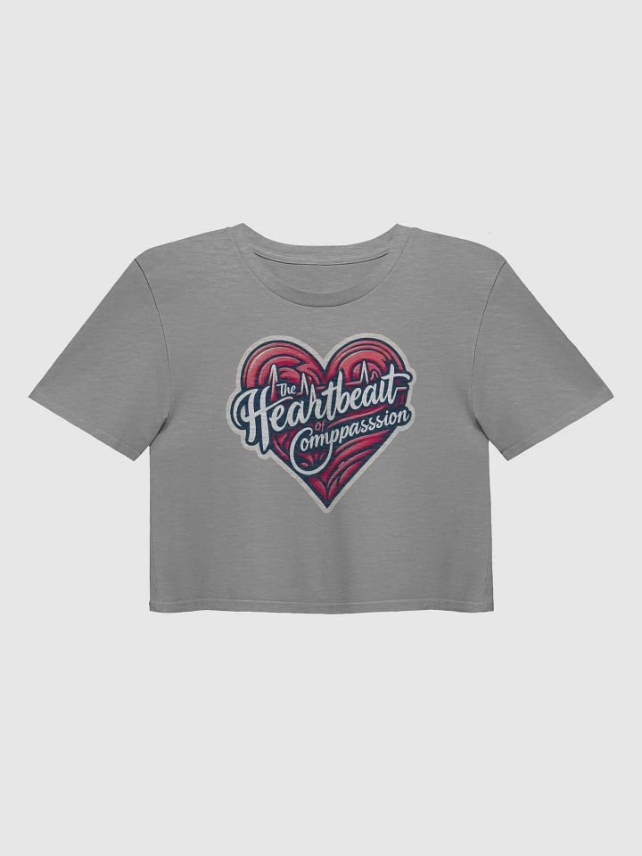 Heartbeat of Compassion Crop Top product image (8)