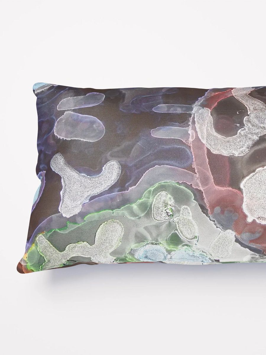 Sugar Skulls Dia de Lost Muertos Ink ARt Dreamy Cloudscape Pillow product image (3)