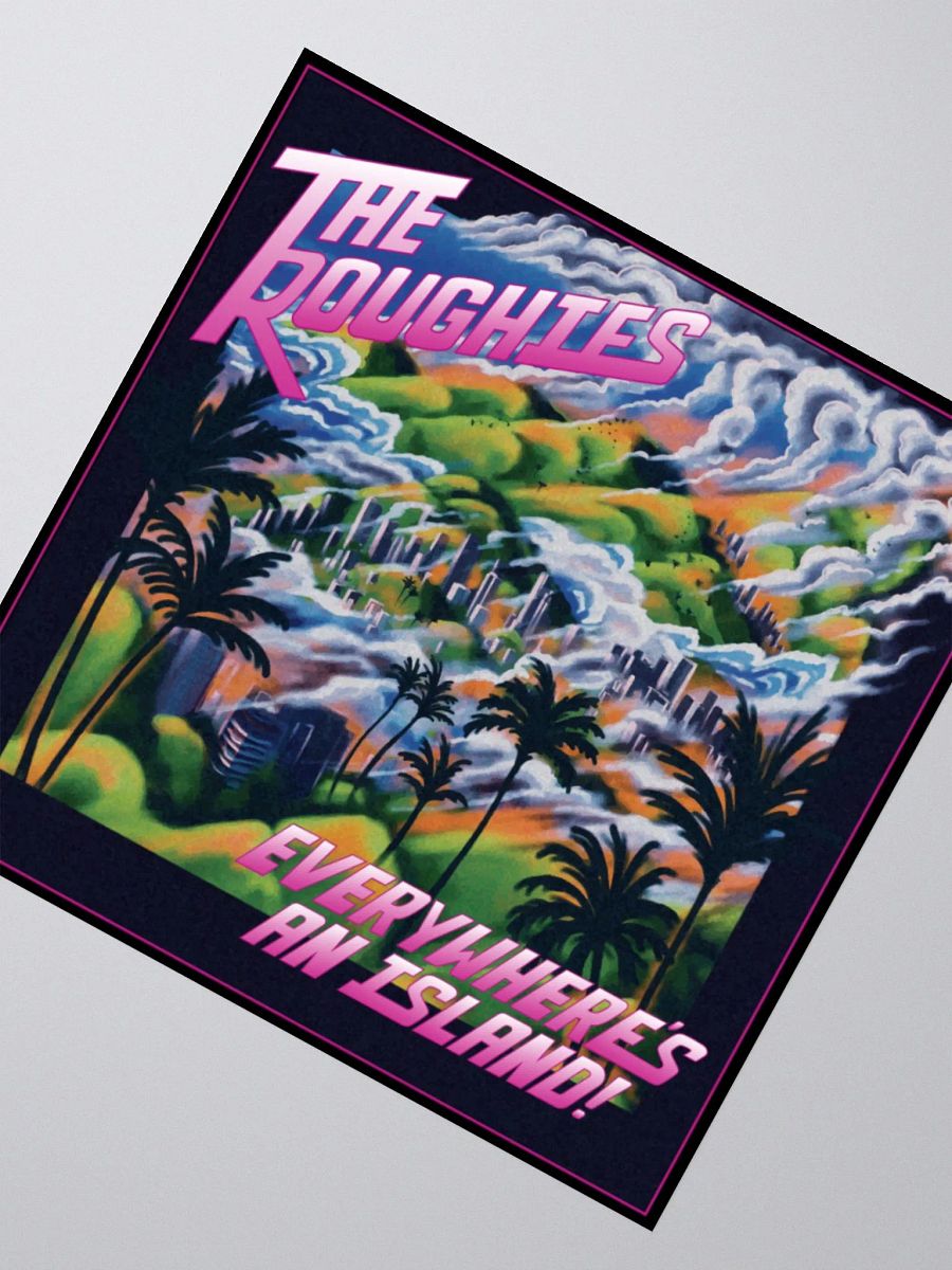 The Roughies - Everywhere's An Island Album Cover Kiss Cut Stickers product image (2)