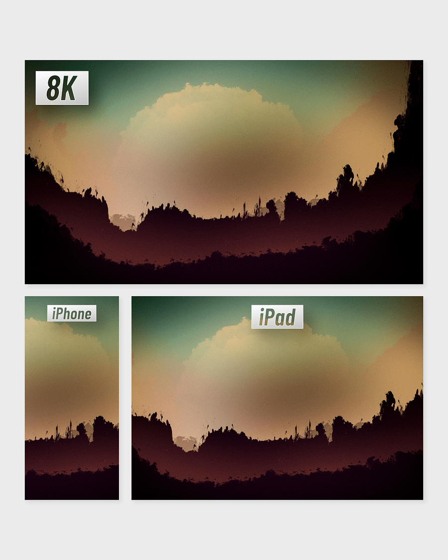 Sunset Forest 8K Wallpaper Pack product image (4)