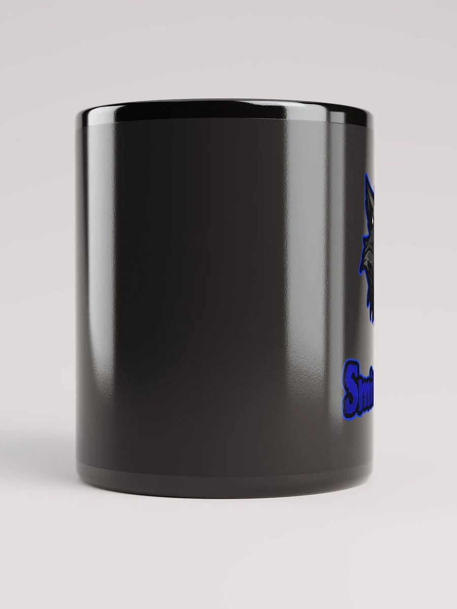 Fierce Wolf Head Black Glossy Mug product image (9)