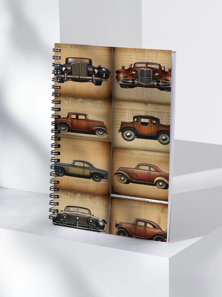 Vintage Car Collection Spiral Notebook product image (4)