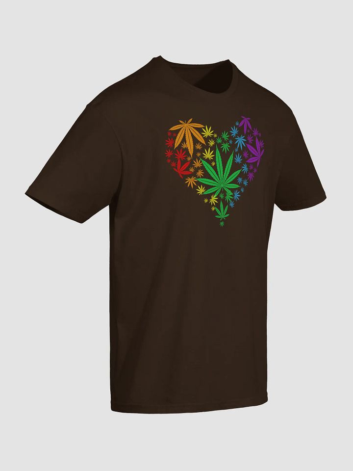 Rainbow Leaves Heart Unisex T-Shirt product image (19)