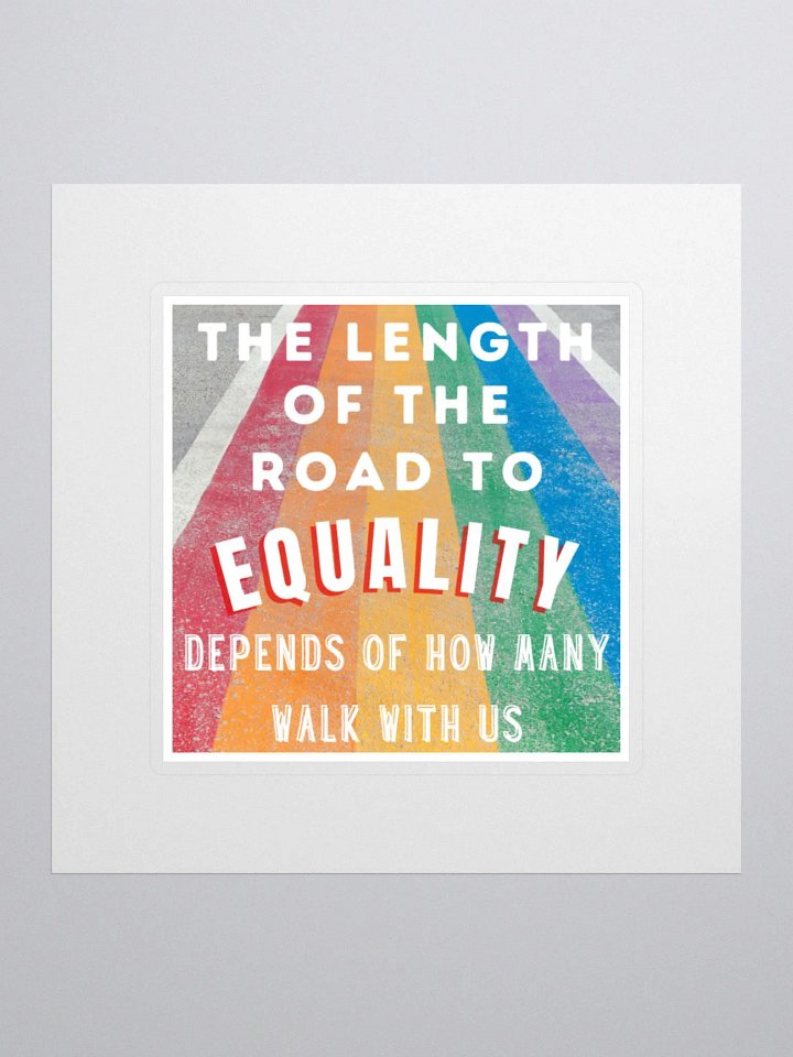 Equality Road Kiss Cut Stickers product image (2)