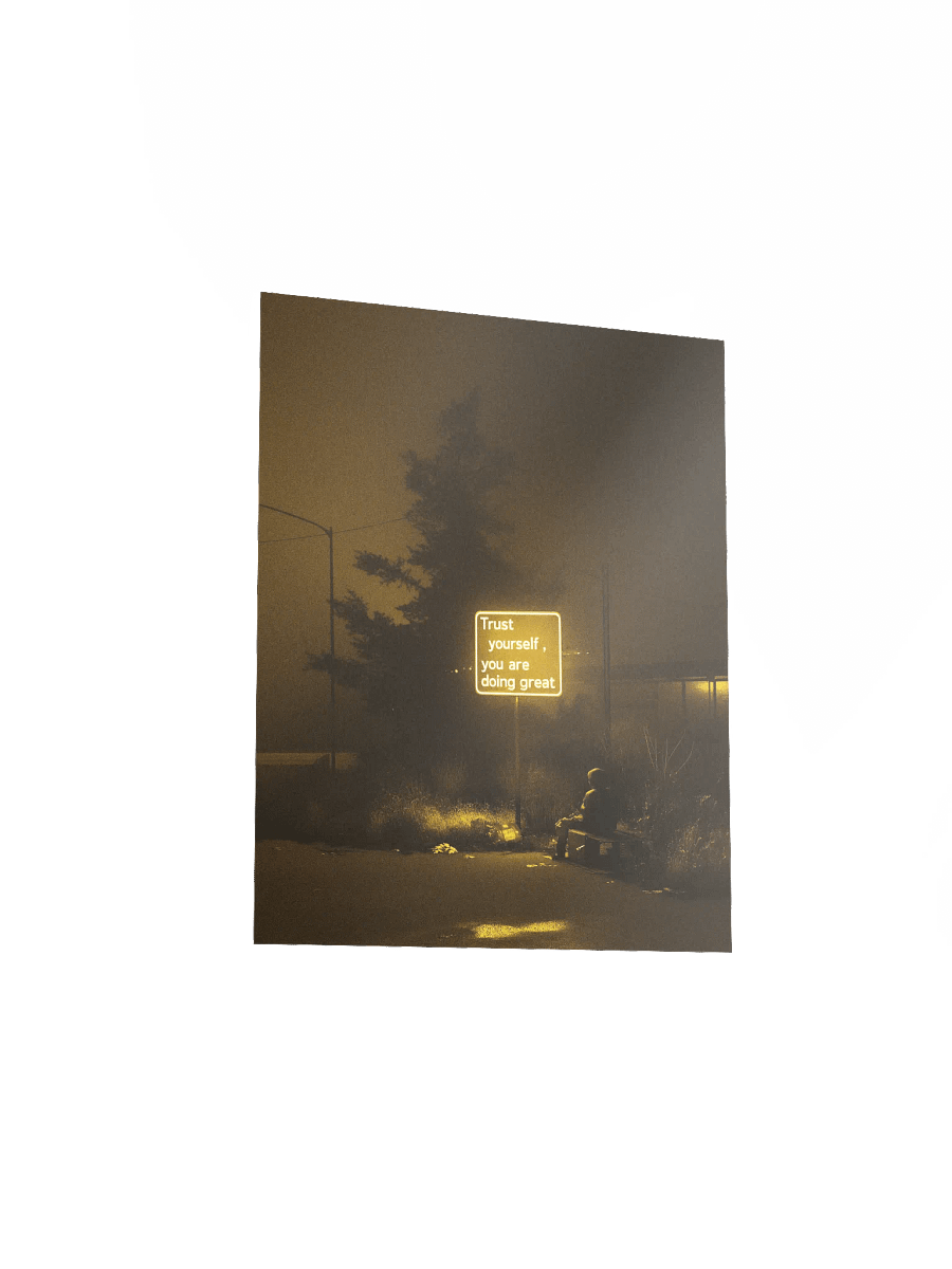 "Trust yourself" Matte Poster product image (17)