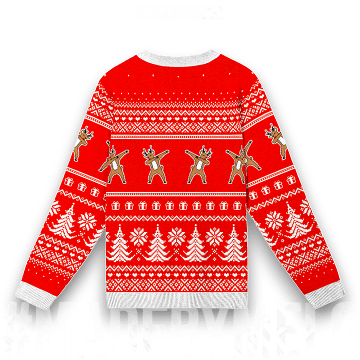 Ugly Sweater: Reindeer Dab - MELOGRAPHICS [Classic] | #MadeByMELO product image (2)