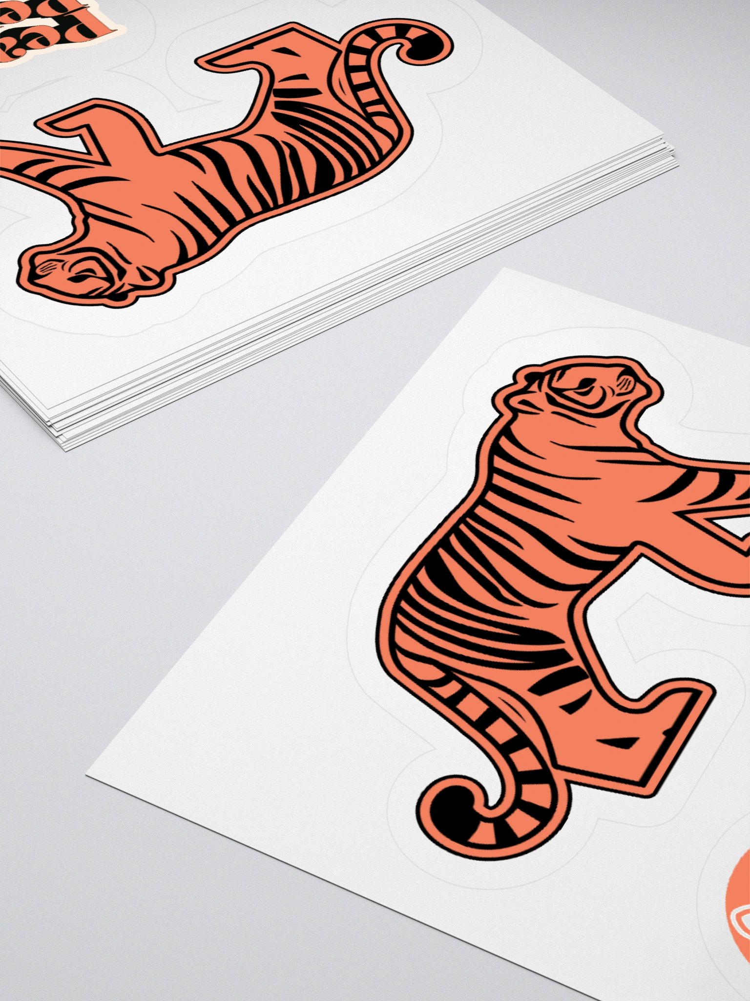Peachy Pepper Walking Tiger Sticker product image (11)