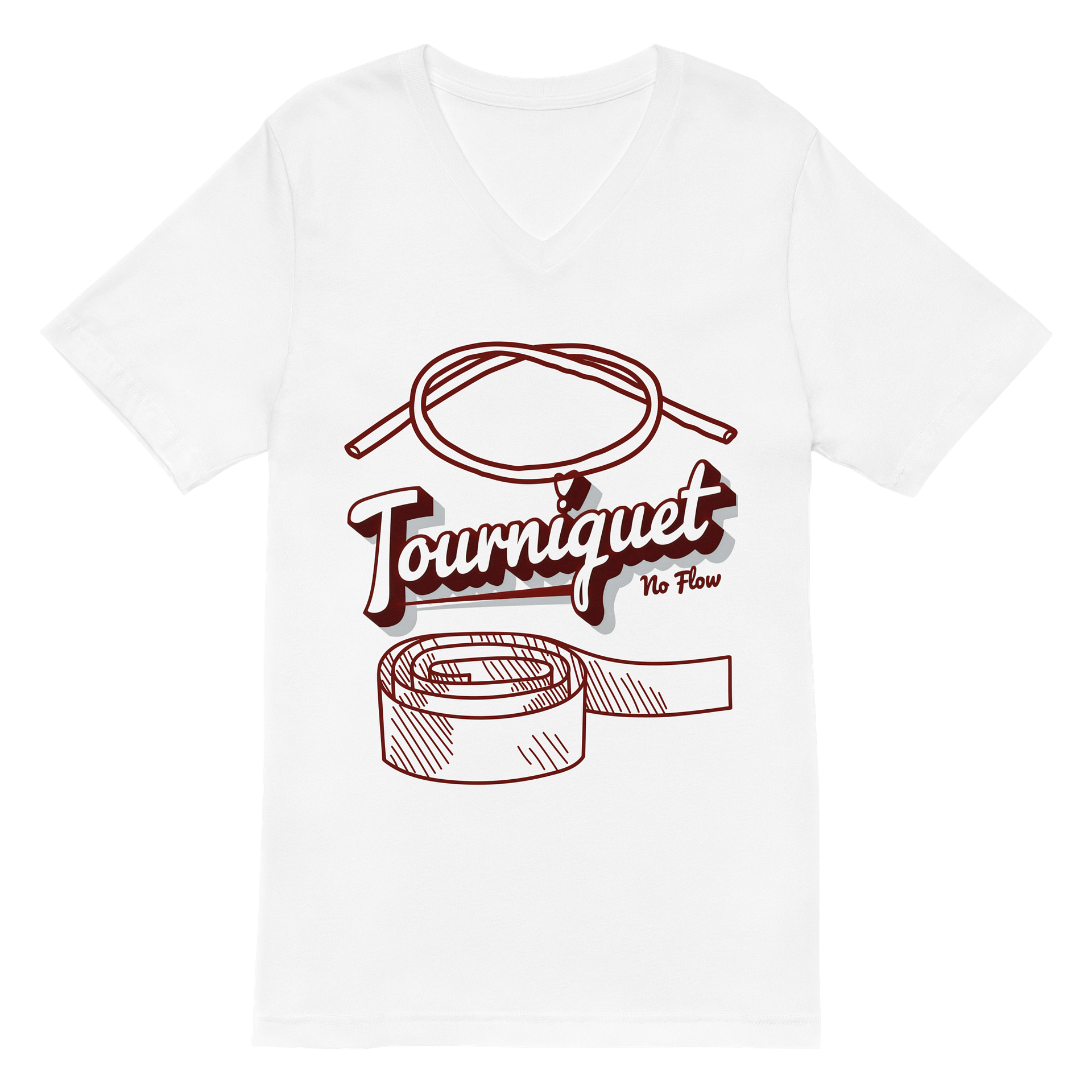 Tourniquet Tape V-Neck Tee product image (2)