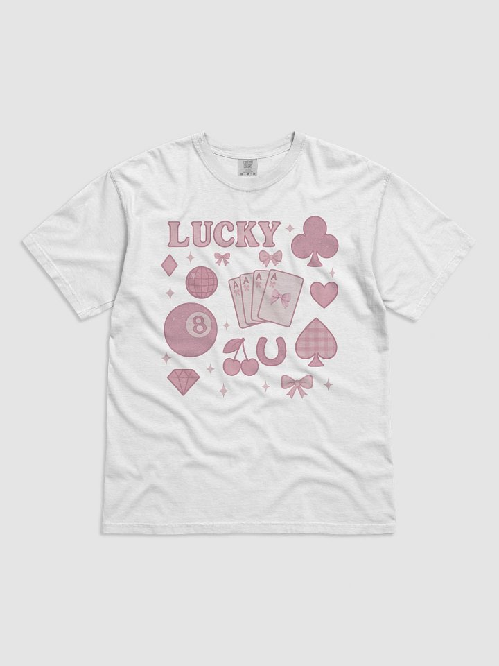 Comfort Colors Retro Pink Lucky Shirt product image (1)