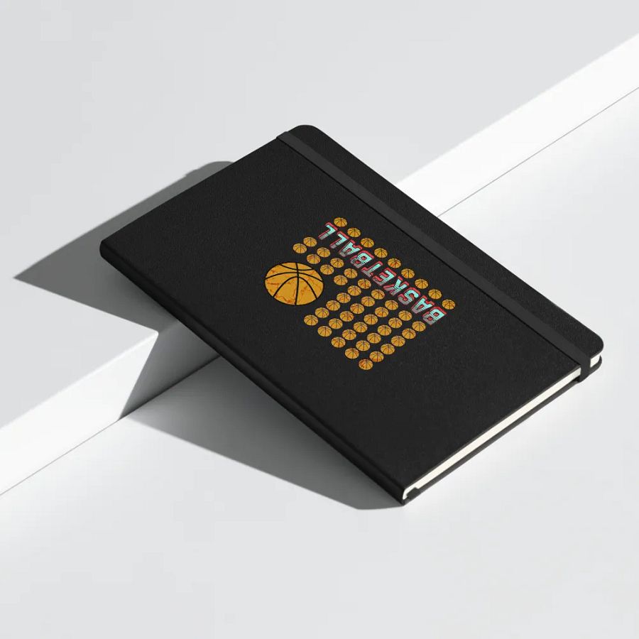 US Flag Basketball Hoops Galore Hardcover Notebook product image (8)