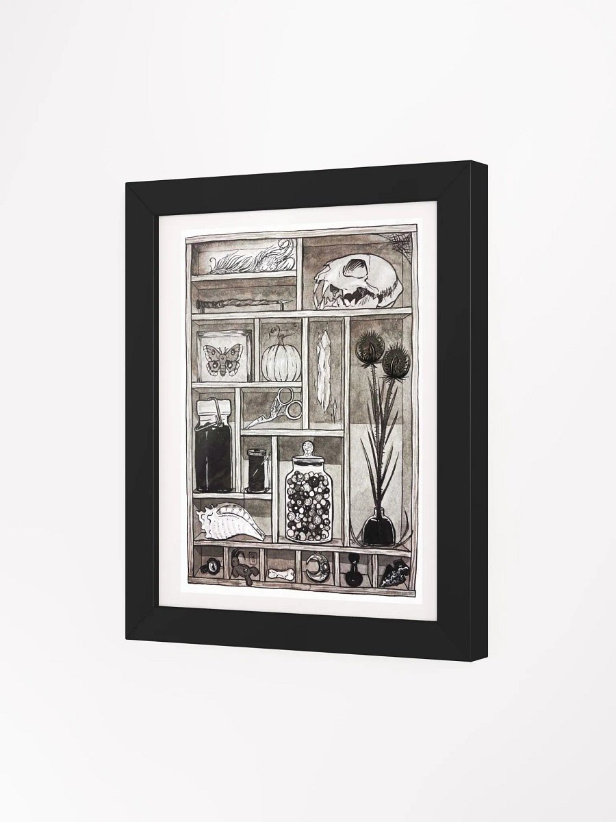 Cabinet of Curiosities Framed Art Print product image (3)