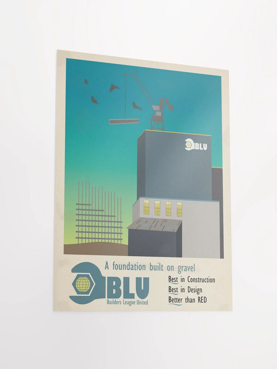 1960's Styled BLU Poster product image (6)