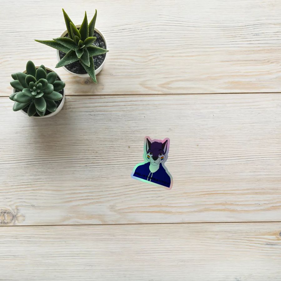 FelixTheGayFox - Holographic Sticker product image (10)