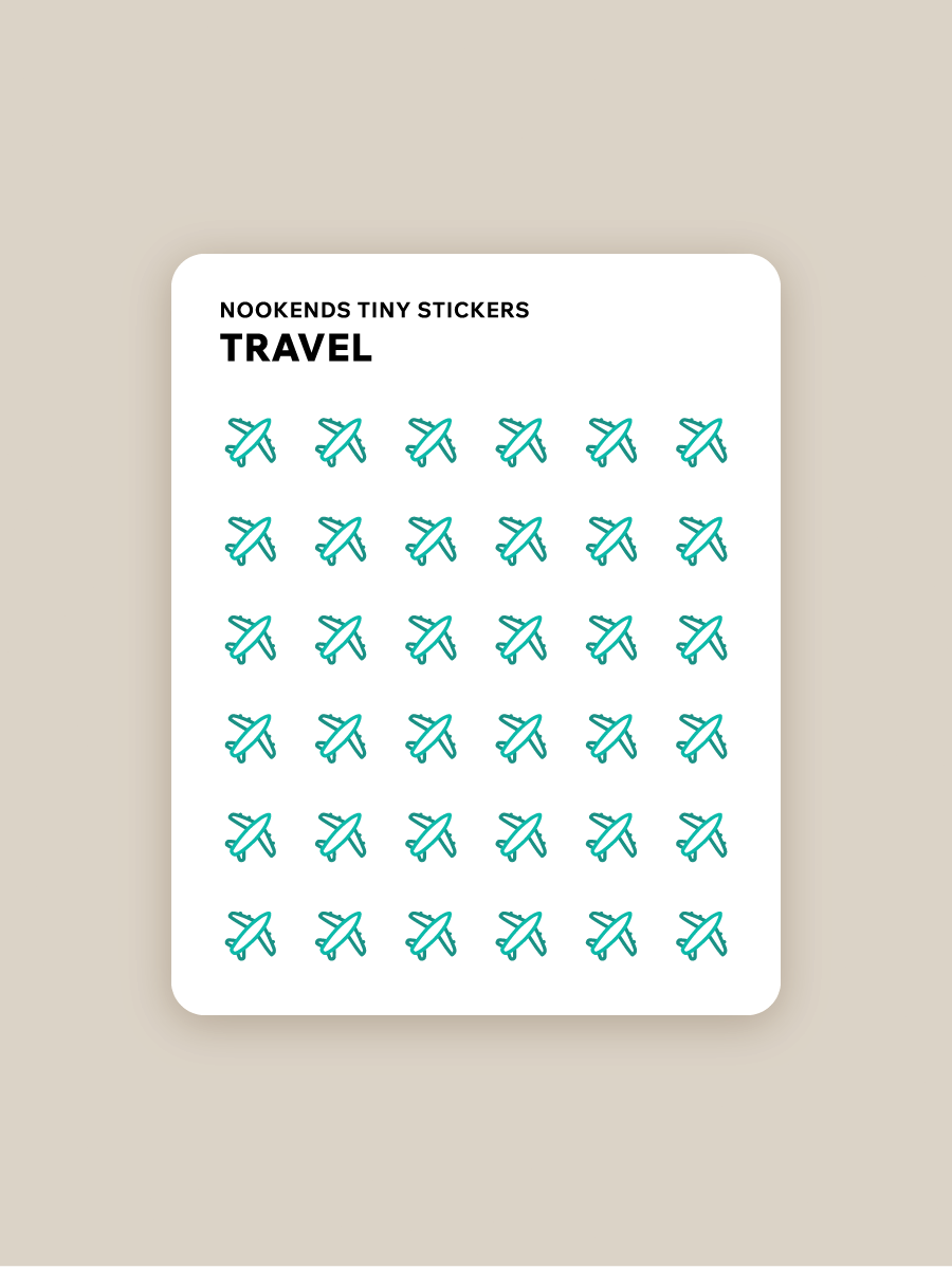 Tiny Stickers: Travel FREEBIE product image (1)