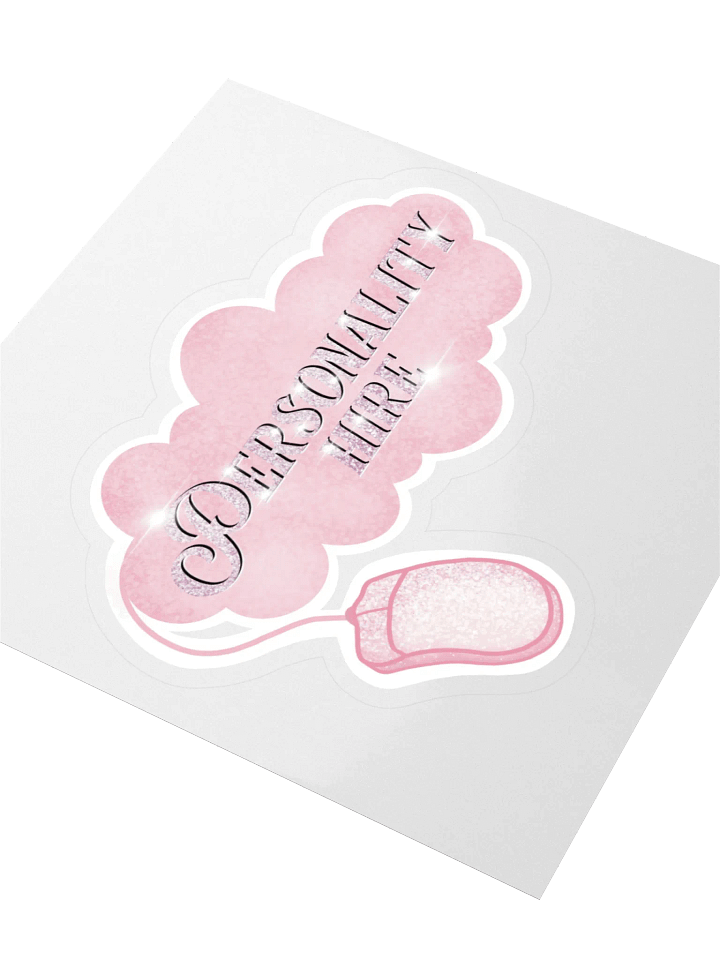 Personality Hire Glitter Sticker Set product image (1)