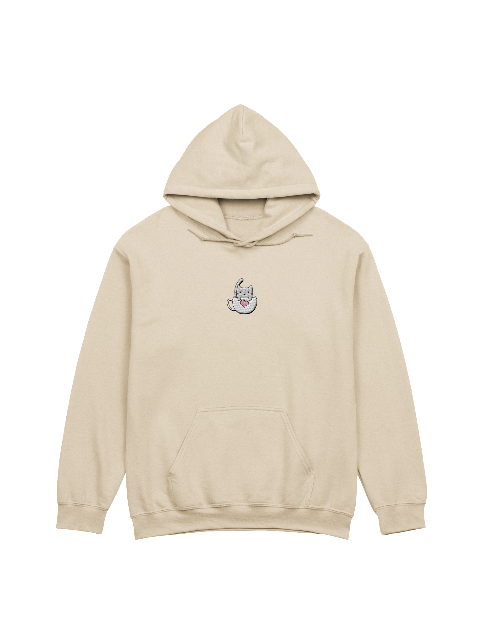 Softie's Café Logo Hoodie || Centered, Embroidered product image (29)
