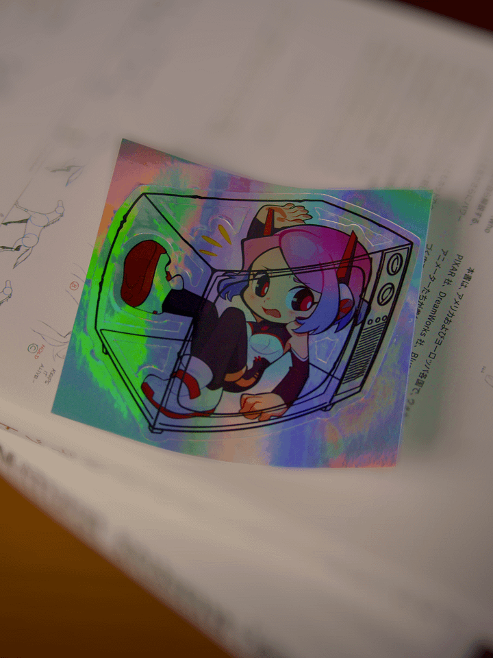 Xeraphine TV Sticker (Holographic) product image (1)