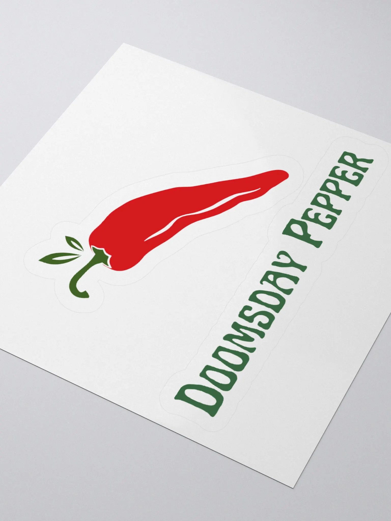 Doomsday Pepper Kiss Cut Stickers product image (9)