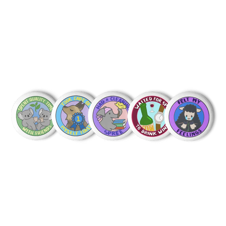 Did The Thing Pin Set (Self Care) product image (3)