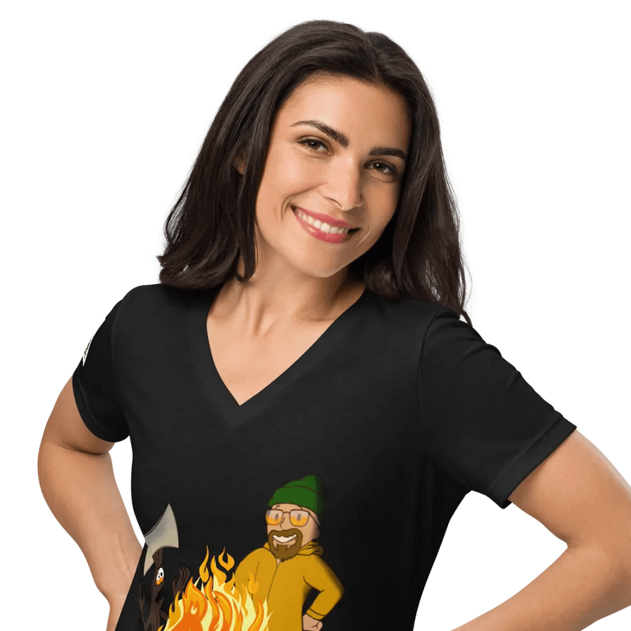 F*Seattle BonFire Women's V neck product image (31)