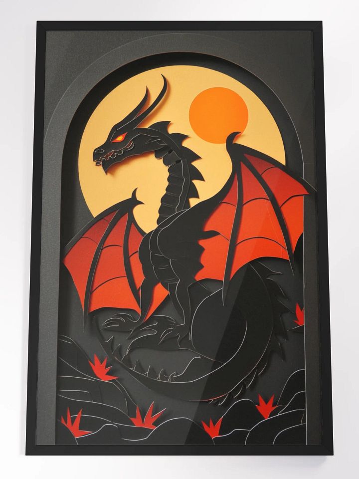 Caraxes The Blood Wyrm Framed Poster product image (1)