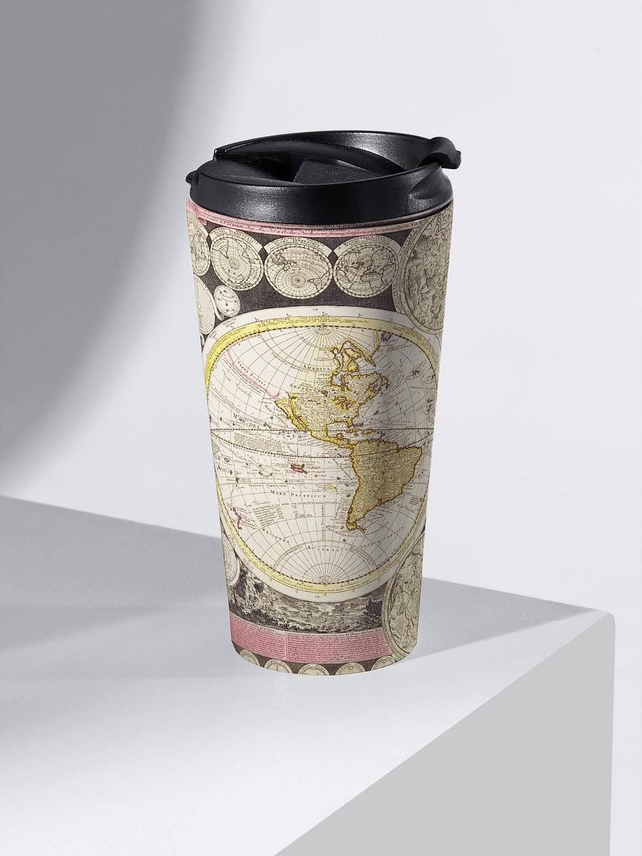 Antique Map. Stainless Steel Mug product image (2)