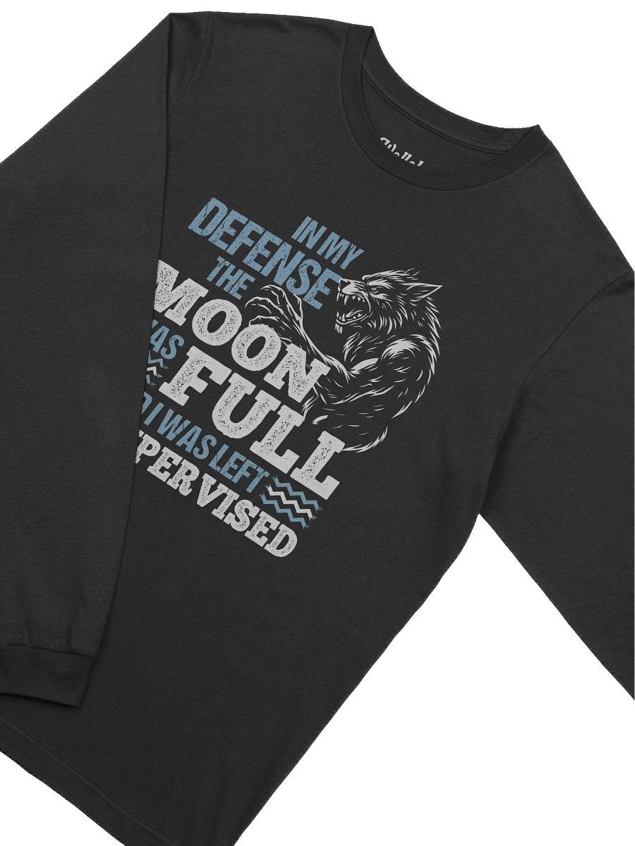 Funny Full Moon Werewolf Quote - Long Sleeve Shirt product image (7)