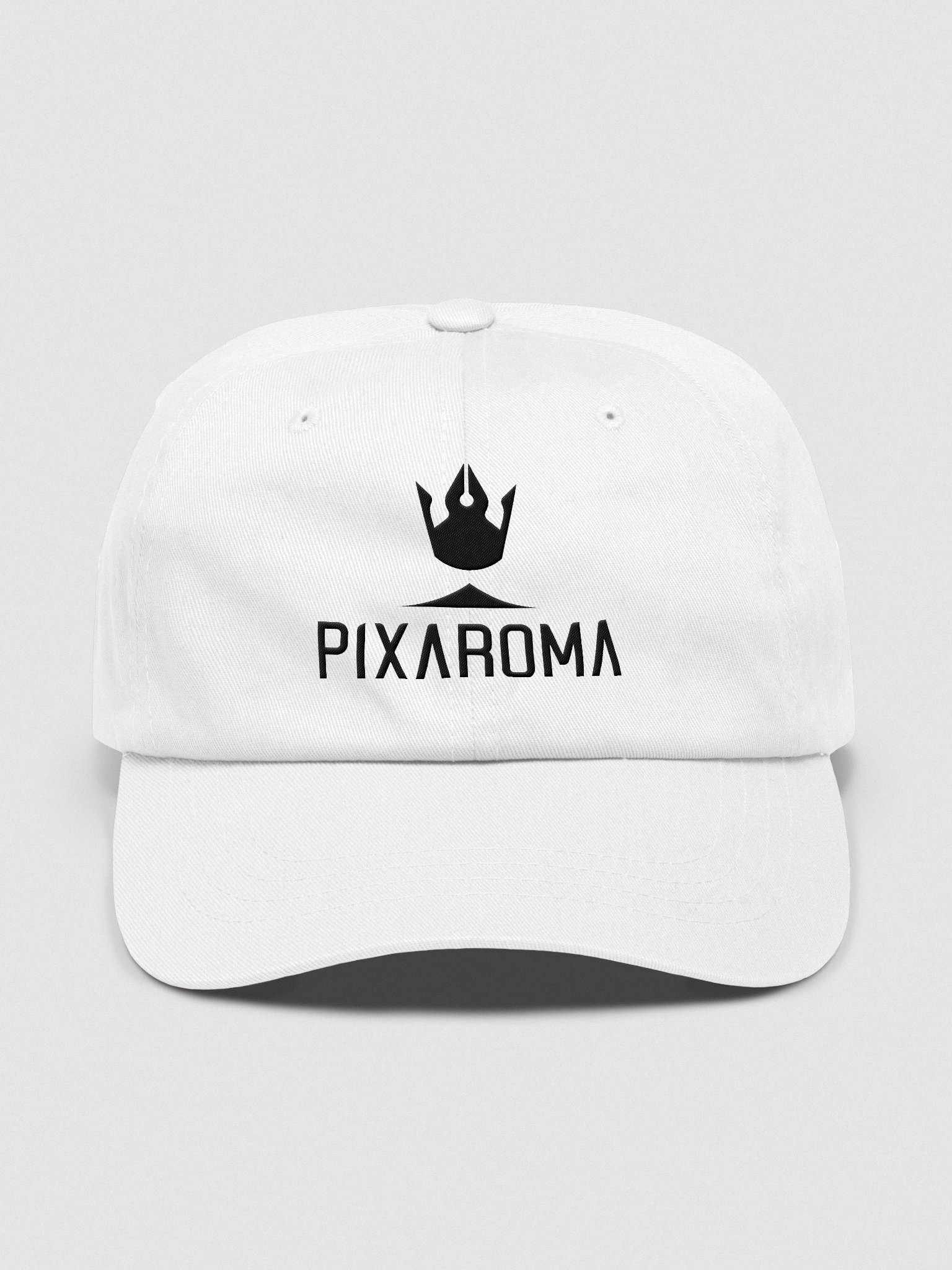 Pixaroma Black Logo White Hat product image (1)
