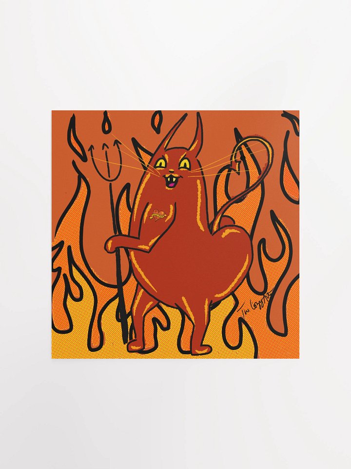 Caked Up Demon Bean Cat product image (1)