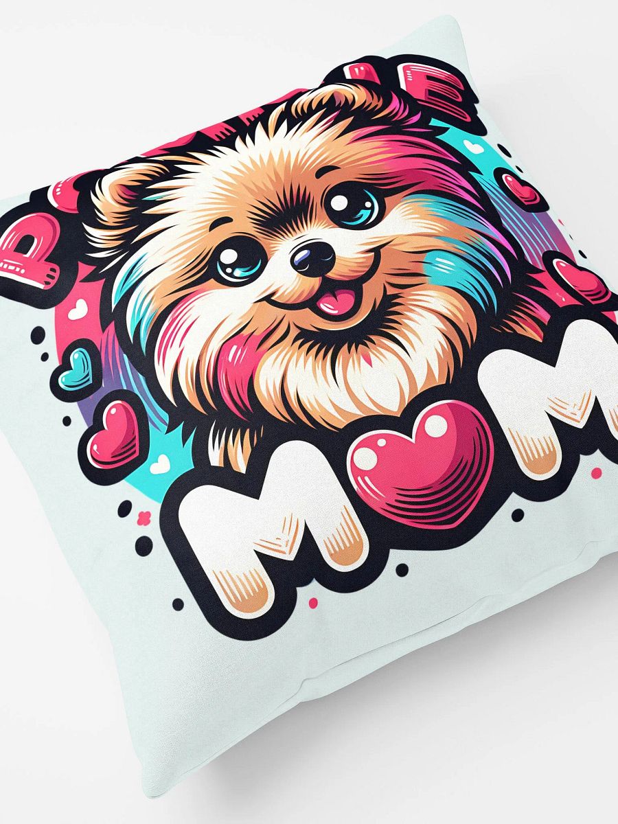 Pommie Mom Design with Colorful Pomeranian and Hearts product image (5)