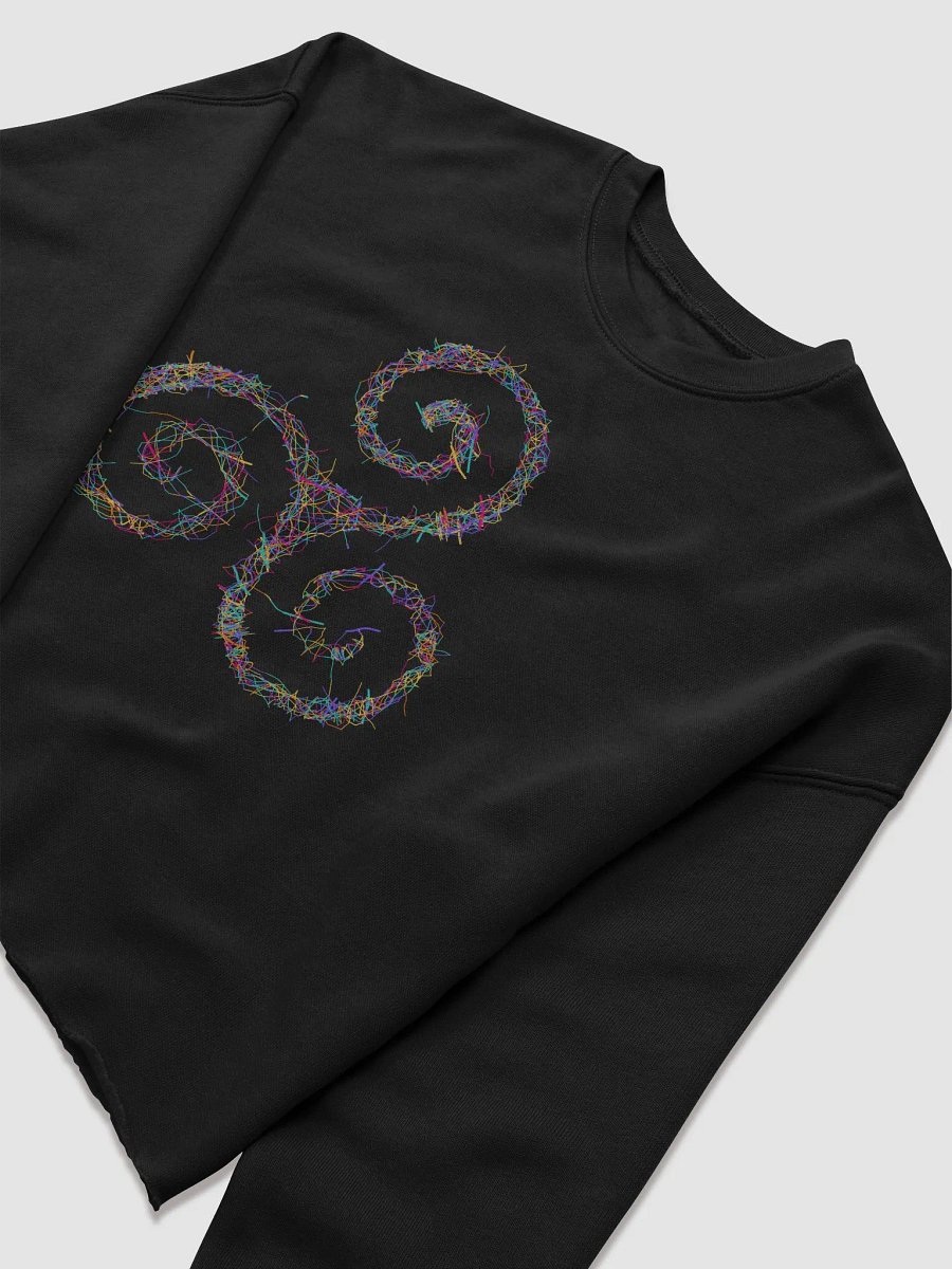 Psychedelic Triskelion Crop Sweatshirt product image (5)