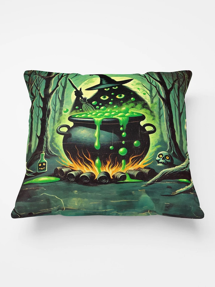 Cauldron Monster Stirring Witch's Brew Pillow product image (2)