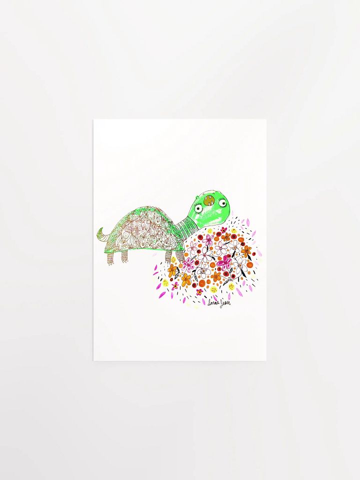 Happy Turtle matte poster product image (7)