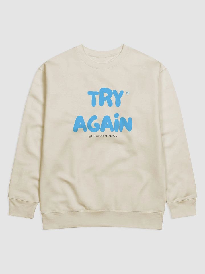 Try Again Motivational Sweatshirt product image (3)