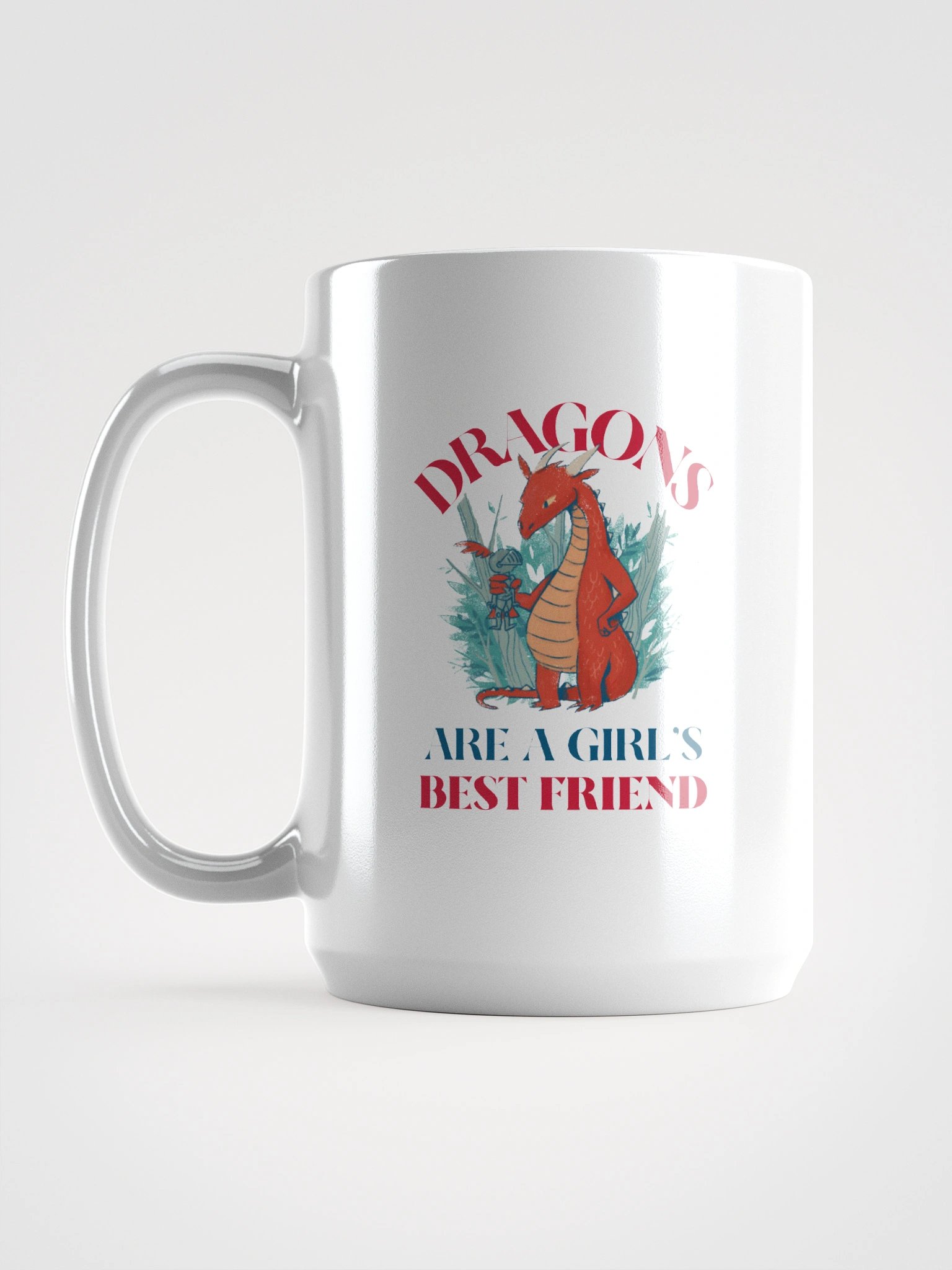 Dragons Are A Girl's Best Friend Dragon Girl Woman Friendship Mug product image (4)