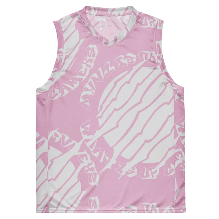 [ ITZJOEL44 ] PINK/WHITE Basketball Jersey product image (1)