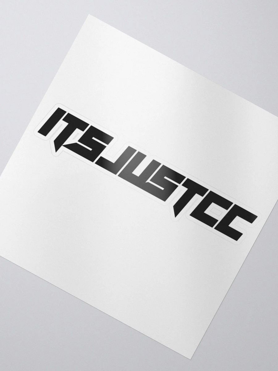 ItsJustCC Black Text Sticker product image (2)