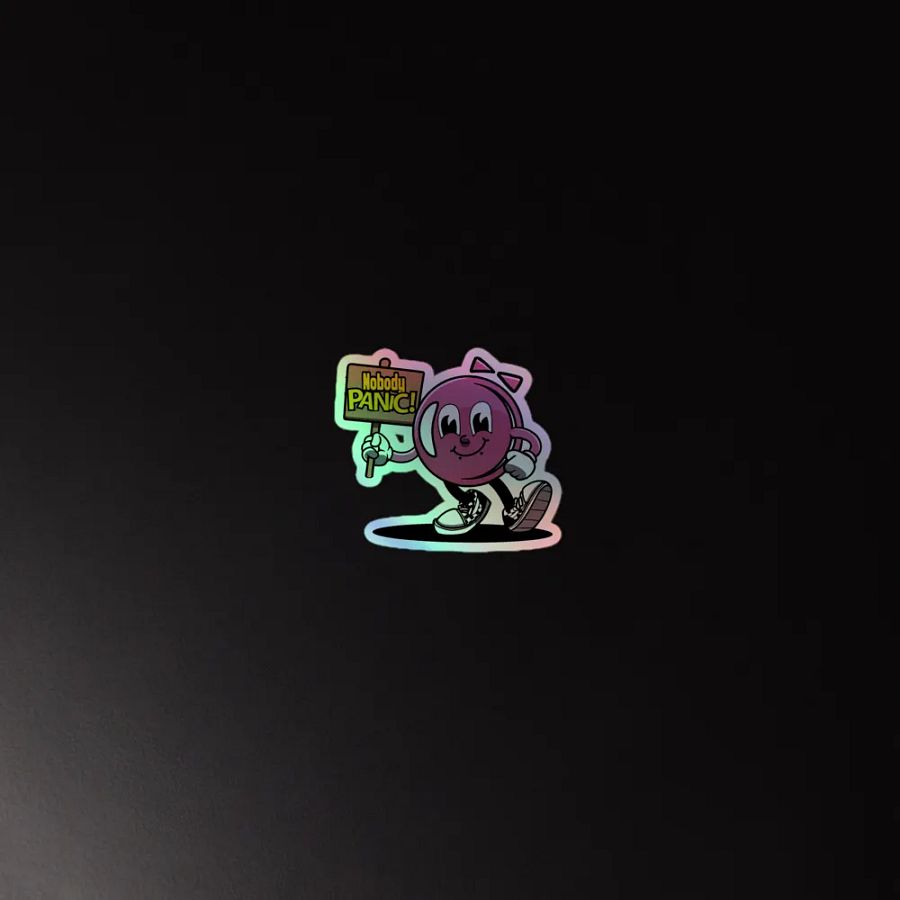 Panic Prevention Holographic Sticker product image (2)