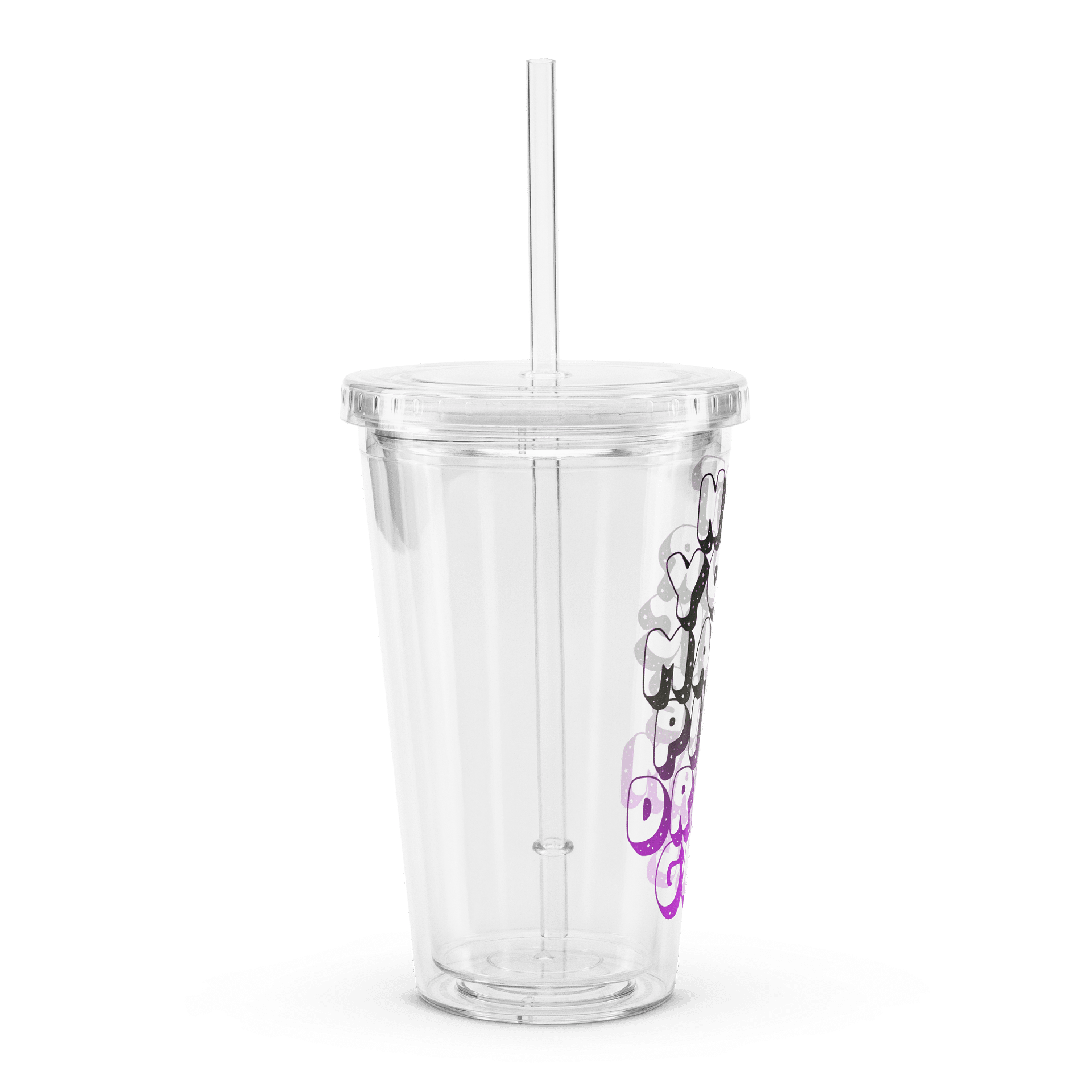 Manic Pixie Dream Girl - Clear Plastic Tumbler product image (3)