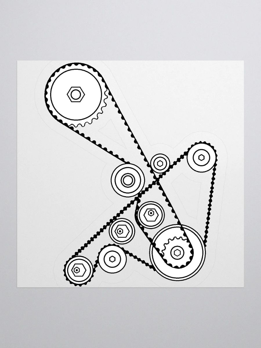 944 Timing Belt Change - Decal product image (1)