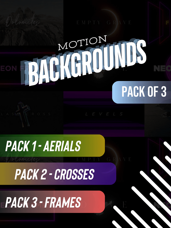 Motion Backgrounds - 3Pack product image (1)