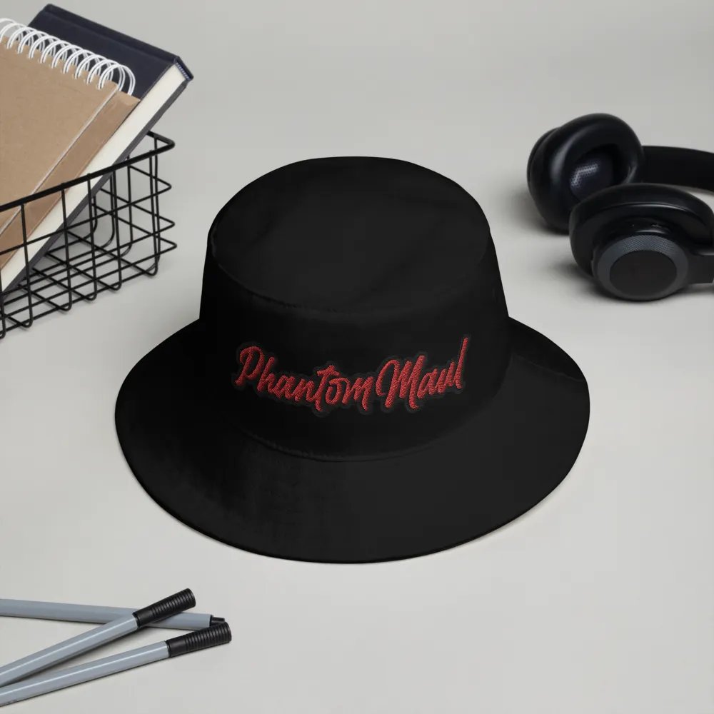 'PhantomMaul' Bucket Hat Red Lettering product image (3)
