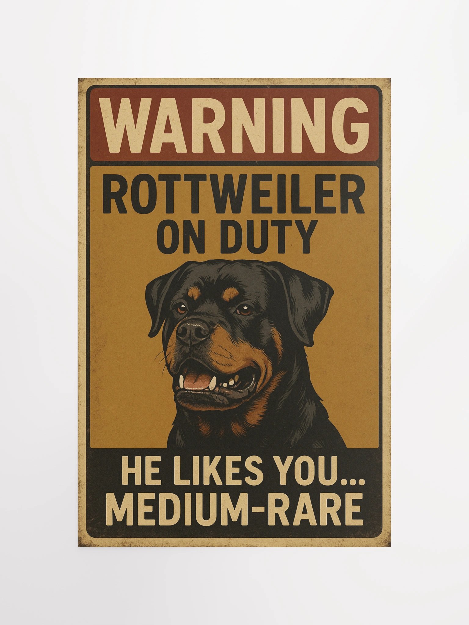 Rottweiler On Duty Poster product image (11)