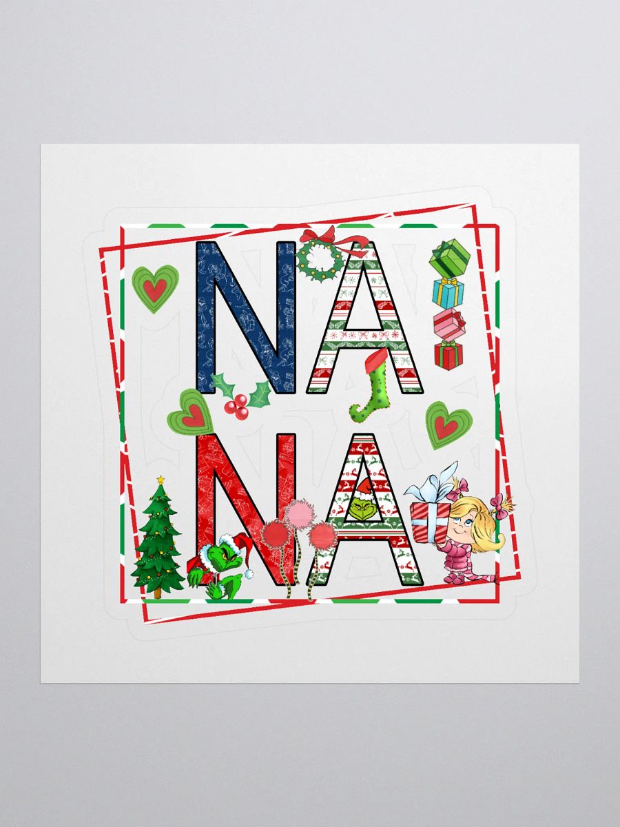 Festive NANA Christmas Kiss Cut Stickers product image (1)