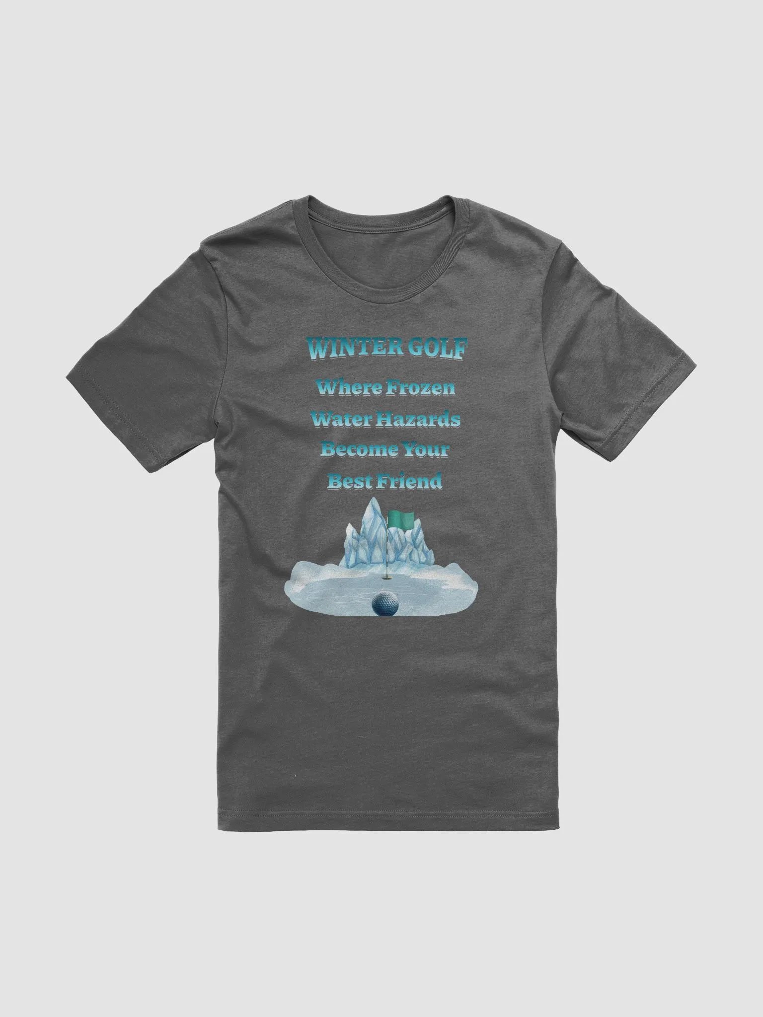Winter Golf Funny Golfing Scene T-shirt product image (8)