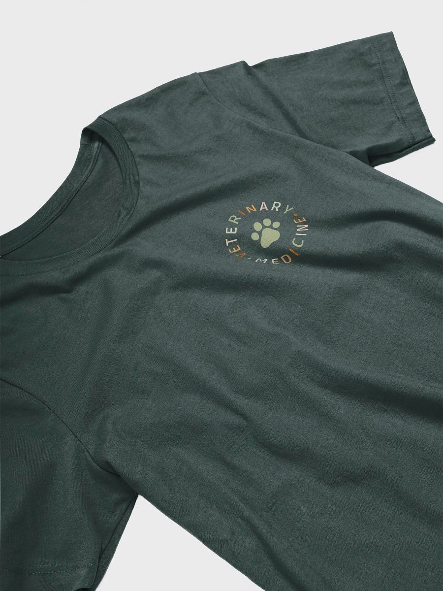"Veterinary medicine - pastel colors" t-shirt (dark background) product image (6)