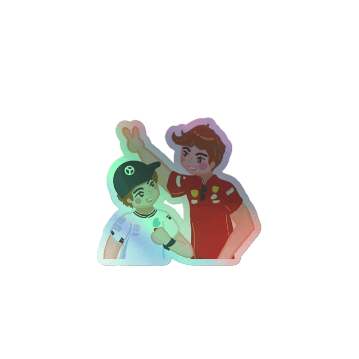 Ollie and Kimi Holo Sticker product image (1)