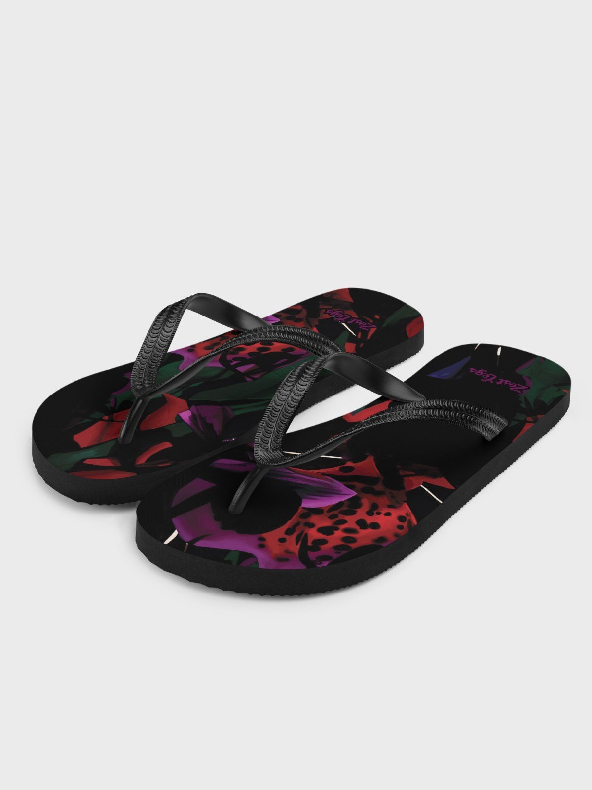 Flip flops "Blosoom At Midnight" product image (3)